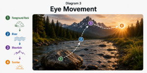Composition as visual communication Leading lines and visual communication in landscape photography.